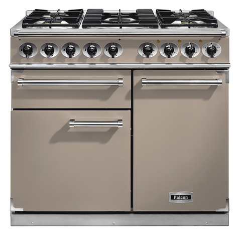 Falcon Deluxe 1000 Dual Fuel Fawn Range Cooker F1000DXDFFN/NM Range Cooker
