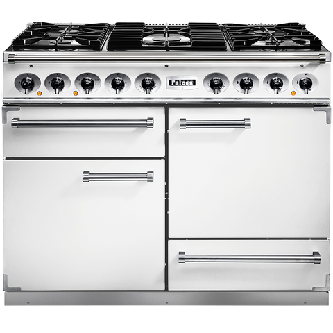 Falcon Deluxe 1092 Induction White Range Cooker F1092DXDFWH/NM